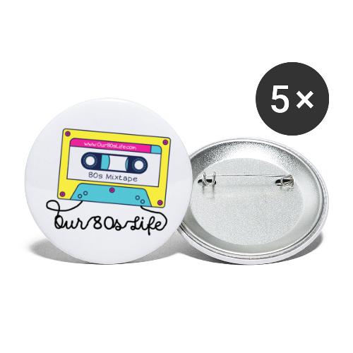Our 80s Life Tape - Buttons small 1'' (5-pack)