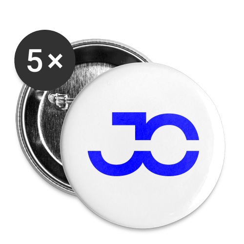 blue - Buttons small 1'' (5-pack)