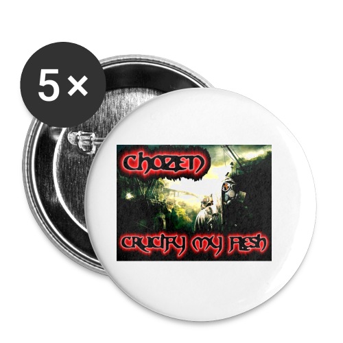 Crucify my flesh - Buttons small 1'' (5-pack)