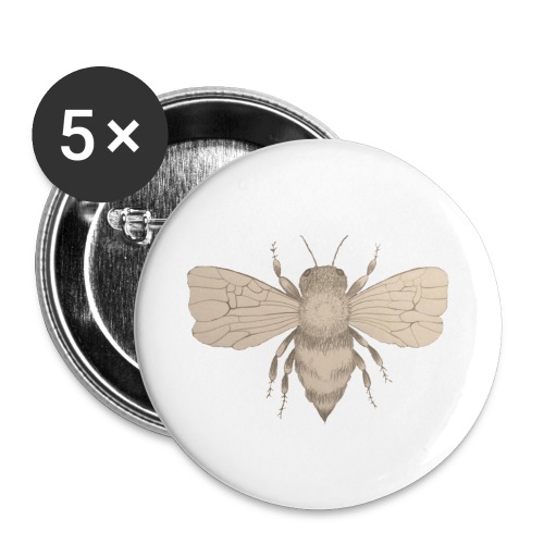Bee - Buttons small 1'' (5-pack)