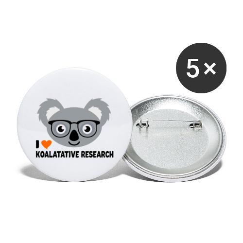 Koalatative Research - Buttons small 1'' (5-pack)
