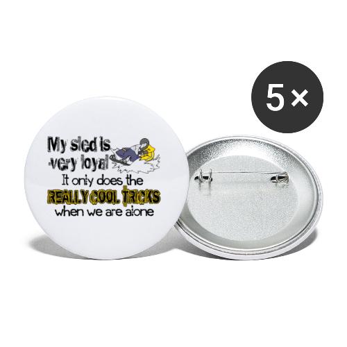 Loyal Sled - Buttons small 1'' (5-pack)