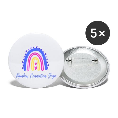 Rainbow Connection Yoga t shirt - Buttons small 1'' (5-pack)