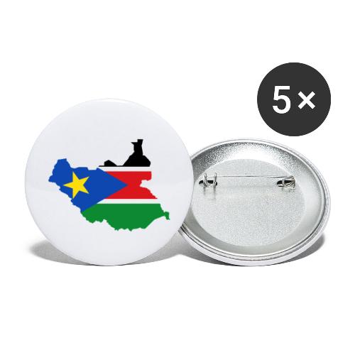 south sudan 10th years anniversary - Buttons small 1'' (5-pack)