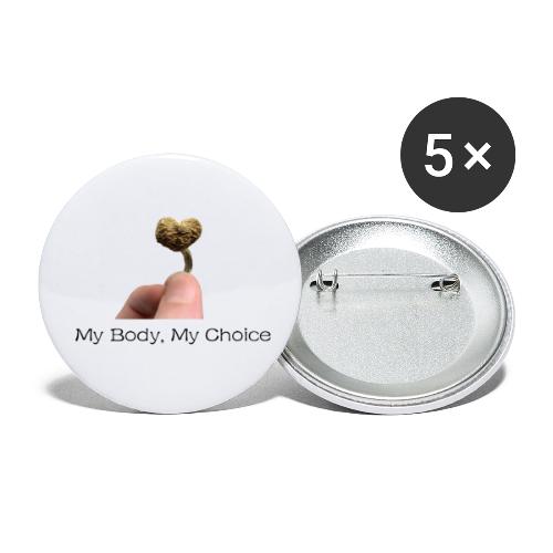 Mushroom Choice - Buttons small 1'' (5-pack)