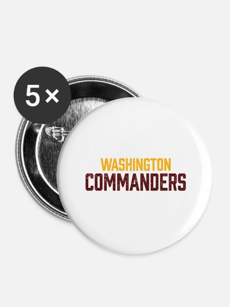 Washington Commanders - Buttons small 1'' (5-pack) - white
