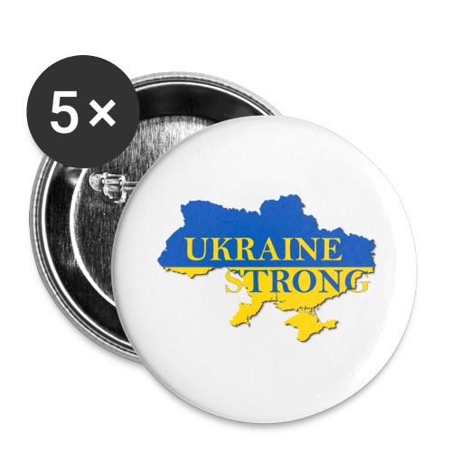 Ukraine Strong - Buttons small 1'' (5-pack)