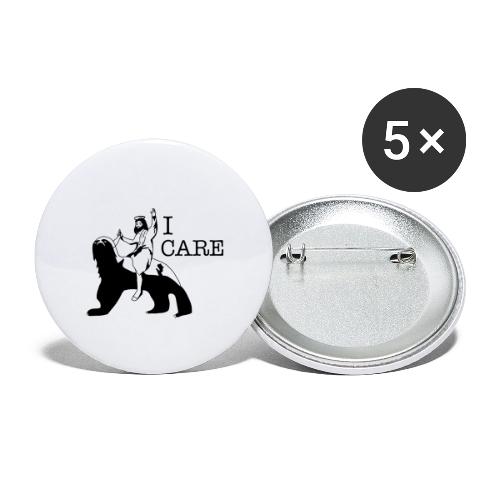 I care - Buttons small 1'' (5-pack)
