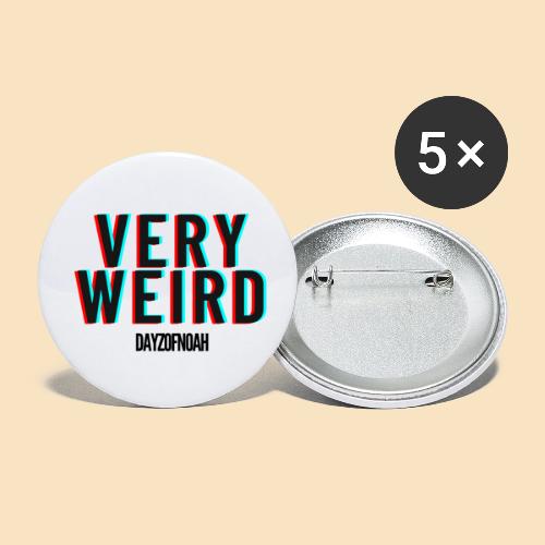 VERY WEIRD - Buttons small 1'' (5-pack)