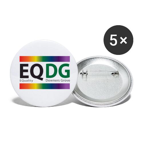 EQDG logo - Buttons small 1'' (5-pack)