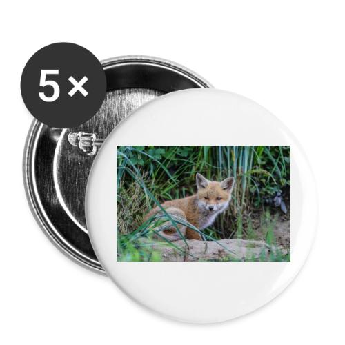 fox - Buttons small 1'' (5-pack)