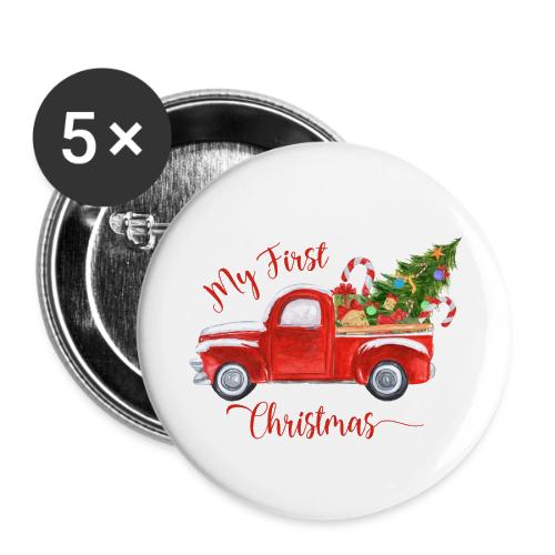 My First Christmas - Buttons small 1'' (5-pack)