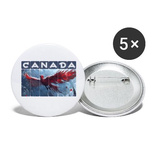 Canada Rising - Buttons small 1'' (5-pack)