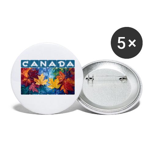 Canada in Brushstrokes - Buttons small 1'' (5-pack)