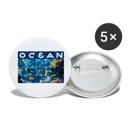 Ocean: Underwater Radiance - Buttons small 1'' (5-pack)