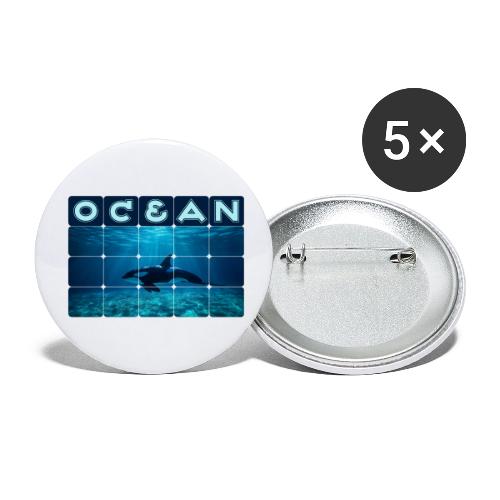Ocean: Orca in Motion - Buttons small 1'' (5-pack)
