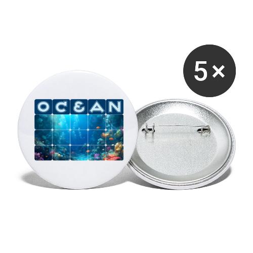 Ocean: Coral Carnival - Buttons small 1'' (5-pack)