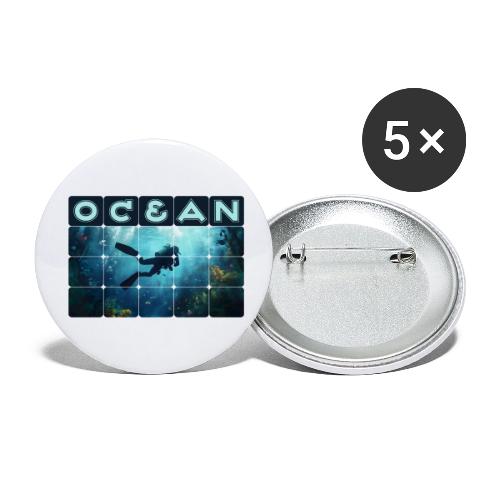 Ocean: Beneath the Blue - Buttons small 1'' (5-pack)