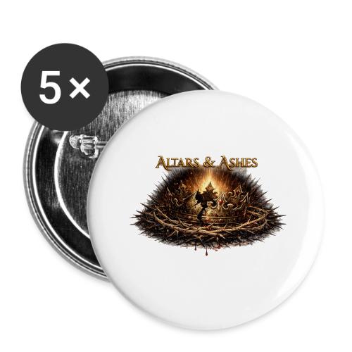 Altars & Ashes Crown of Thorns Tee - Buttons small 1'' (5-pack)