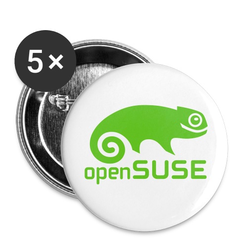 openSUSE Logo Vector - Buttons small 1'' (5-pack)