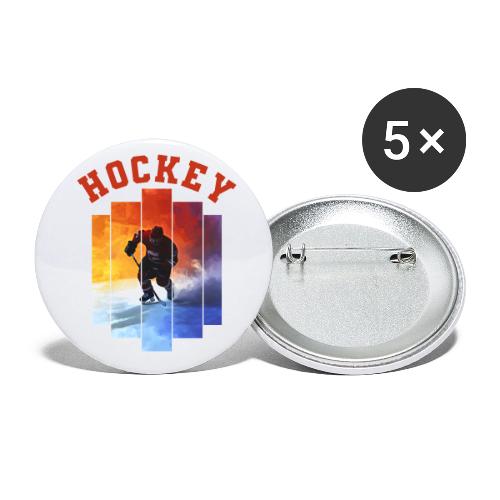 Hockey Rush - Buttons small 1'' (5-pack)