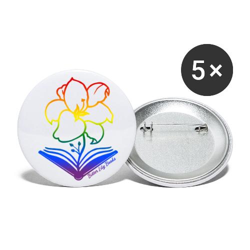 Bitter Lily Books - Pride - Buttons small 1'' (5-pack)