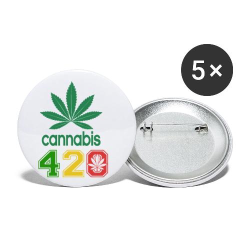 Light Hearted 420 Make It Legal Weed Marijuana - Buttons small 1'' (5-pack)