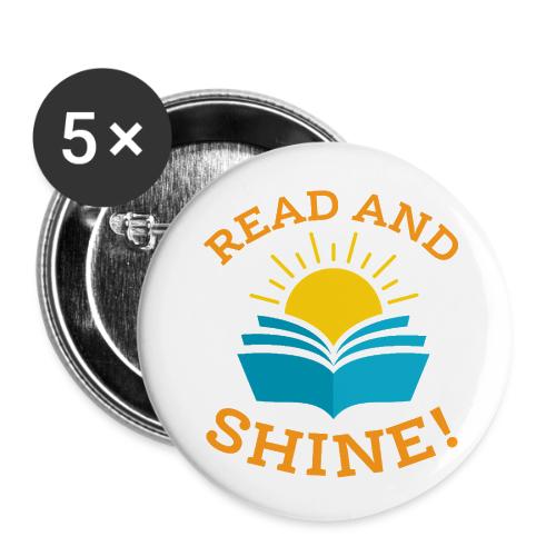 Read and Shine! - Buttons small 1'' (5-pack)