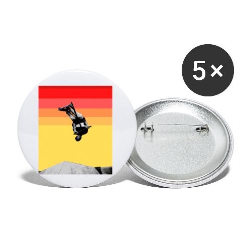 Kick scooter sunset front flip - Buttons small 1'' (5-pack)