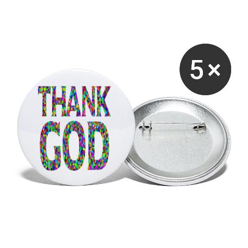 THANK GOD - Buttons small 1'' (5-pack)