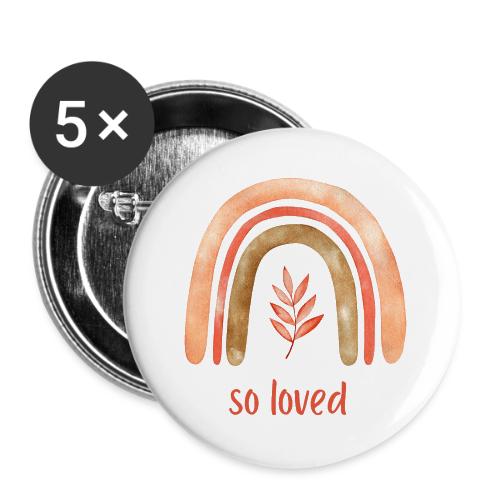 So loved - Buttons small 1'' (5-pack)