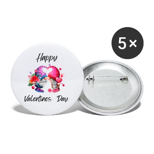 Happy Valentines Day - Buttons small 1'' (5-pack)