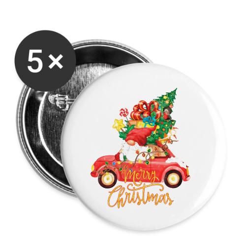 Merry Christmas - Buttons small 1'' (5-pack)