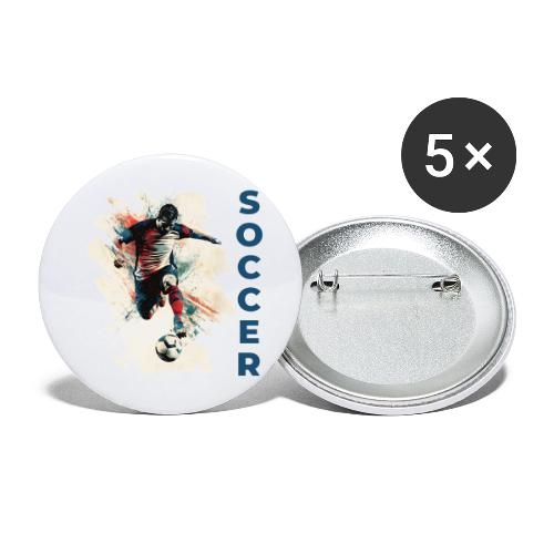 Soccer Power Move - Buttons small 1'' (5-pack)