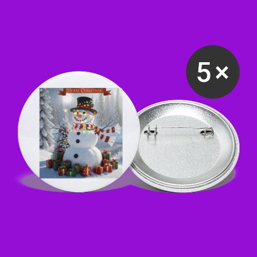 Merry Christmas - Buttons small 1'' (5-pack)