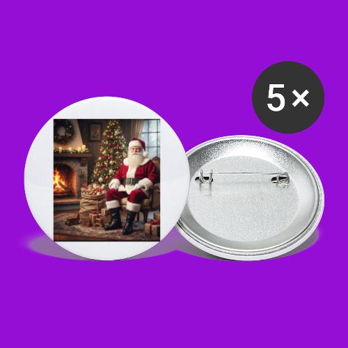 Santa Claus - Buttons small 1'' (5-pack)