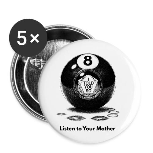 Sarcastic Mom T-Shirt Magic 8-Ball Oracle - Buttons small 1'' (5-pack)
