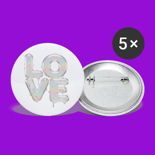 Love - Buttons small 1'' (5-pack)