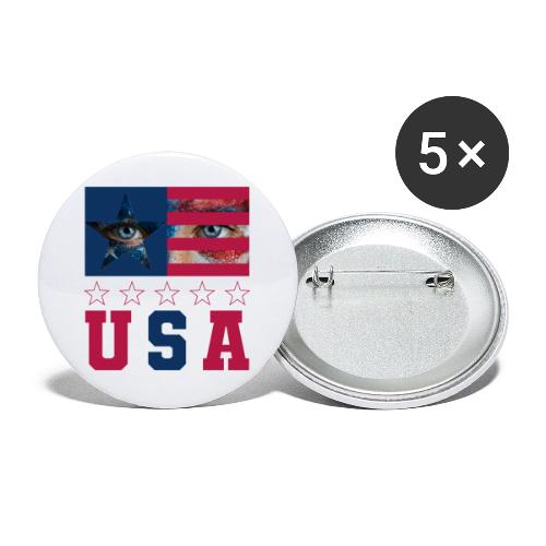 Stars and Vision USA - Buttons small 1'' (5-pack)