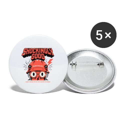 Funny Shockingly Good Electrician - Buttons small 1'' (5-pack)
