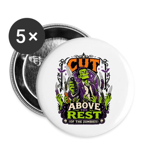 Cut Above The Rest Zombie Pocket Knife Halloween - Buttons small 1'' (5-pack)