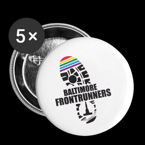 Baltimore Frontrunners Black - Buttons small 1'' (5-pack)
