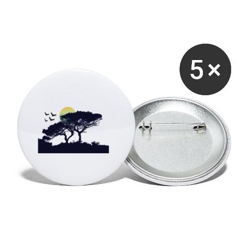 Morning in Africa Jungle T-shirts 2018 - Buttons small 1'' (5-pack)