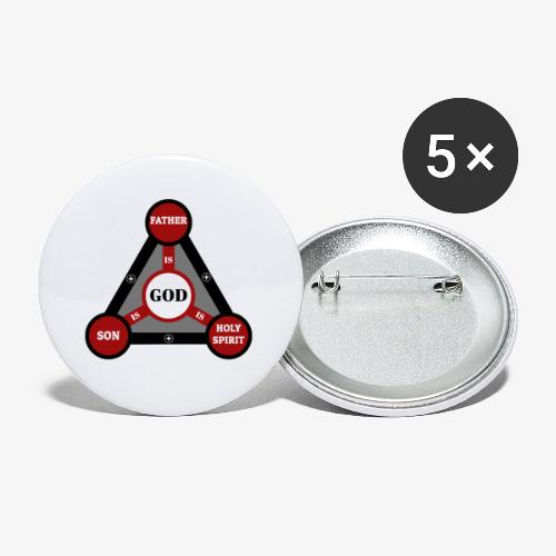 Holy Trinity One God - Buttons small 1'' (5-pack)
