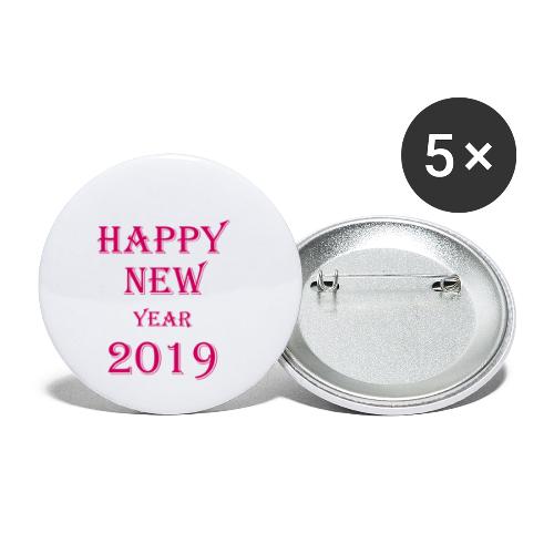 happy new year - Buttons small 1'' (5-pack)
