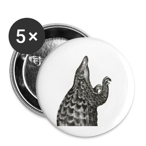 Pangolin transparent background - Buttons small 1'' (5-pack)