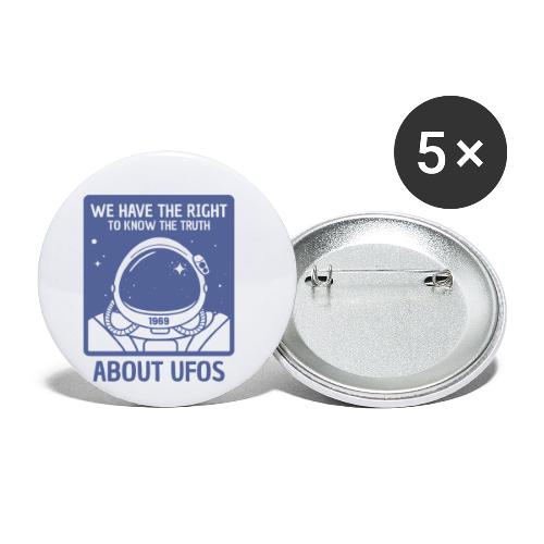 astronaut - Buttons small 1'' (5-pack)