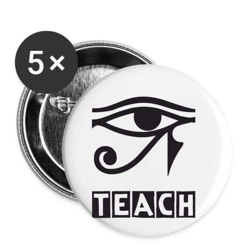 EYE TEACH DSGNS TRNSP - Buttons small 1'' (5-pack)