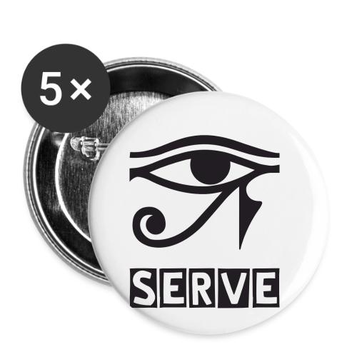EYE SERVE DSGN TRNSP - Buttons small 1'' (5-pack)