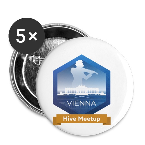Hive Meetup Vienna - Buttons small 1'' (5-pack)